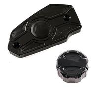 Fuel Tank Cap For VulcanS650 2015-2024 Motorcycle Accessories CNC Front Rear Brake Fluid Reservoir Cover(2PCS Black)