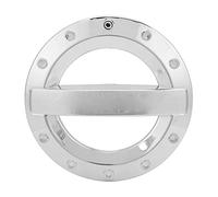 Fuel Tank Cap Replacement for Santafe 2008-2012, ABS Material, Glossy Black Cover - Durable Build, Scratch Protection, Easy Installation