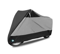 Fuel Tank Cap Universal Waterproof Accessories Outdoor Sunscreen Rain For Scooter Bicycle Uv Dustproof Protective M-4XL Motorcycle Cover(Silver,3XL for 2.2m-2.3m)