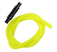 Fuel tank cap vent pipe for motorcycles with integrated breather cap and reverse valve plus oil pipe for maintaining proper fuel tank pressure (Black)