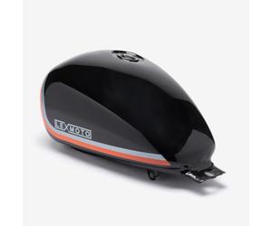 Fuel Tank compatible with Lexmoto Detroit 125 Euro 5 SR125-E5 Gloss Black