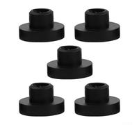 Fuel Tank Grommet Bushing 5 Pack for Tractor Lawn Mower Generator Compatible with 3/8" ID 1-1/16" OD 5/8" Height Fits 33/64" Hole