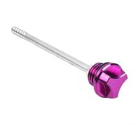 Fuel Tank Level Indicator Mechanical Dipstick for Motorcycles for atv Dirt Bikes Aluminum Alloy Construction G 1 1/2 Inch Fitting Gold(purple)