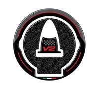 Fuel Tank Pads Motorcycle Fuel Tank Sticker for Ducati Panigale Streetfighter V2 V2s S Side Gas Protector Pad Decorative Decal Motorbike Stickers Decals(Black 2)