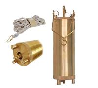 Fuel Tank Sampler Kit, Stainless Steel Oil Extraction Bottle with Rope, Thick Bottom Sampling Tool for Fuel and Water Detection (300ml)