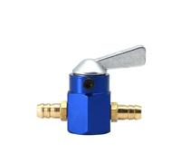 Fuel Tank Shut Off Valve Switch Petcock 6mm 8mm Motorcycle Carburetor Fuel Petrol Tank Gasoline Switch Valve Tap(8mm Blue)