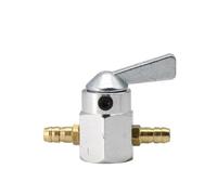 Fuel Tank Shut Off Valve Switch Petcock 6mm 8mm Motorcycle Carburetor Fuel Petrol Tank Gasoline Switch Valve Tap(6mm Silver)