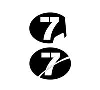 Fuel Tank Sticker, Motorcycle Decals Number 1-20 Case For Vespa Series 2 Sei Giorni GTS 300 GTV250 GTV125 300 HPE