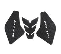 Fuel Tank Stickers Motorcycle Fuel Tank Sticker for MT07 MT-07 MT 07 2021 Anti-Slip Side Gas Protector Pad Fish Bone Decal Motorbike Decals TankPad(Black 3)
