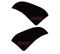 Fuel Tank Stickers Motorcycle Side Fuel Tank Sticker for Kawasaki for Ninja 1100SX 1100 SX 2025 Anti Slip Oil Protector Pad Decorative Decal Motorbike Decals TankPad(Red)