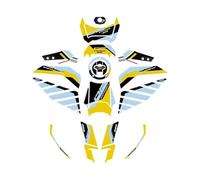 Fuel Tank Stickers Motorcycle Sticker Kit for Suzuki V-Strom VSTROM 800DE 800 DE 2023 Side Fuel Tank Cap Pad Windshield,Front Fork Protection Decals Motorbike Decals TankPad(Color 1)