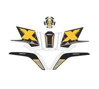 Fuel Tank Stickers Pad Motorcycle Non-Slip Side Fuel Tank Stickers Pad Rubber Sticker for Colove KY 500X 525X ZF500GY KY500X Moto Accesorios