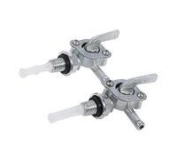 Fuel Tank Switch 2Pcs Fuel Petrol Tank Shut Off Valve Switch Generator Gas Fuel Tank Valve for Motorcycle ATV Go Kart Pocket Bike Universal 78MM/3.07" Width 38MM/1.50" + petrol tap motorcycle