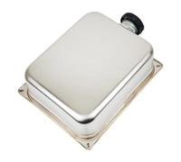 Fuel Tank Universal 7L Stainless Steel | Leak Proof Direct Replacement Easy Installation Durable Material Long Service Life High Strength With Shut Off Valve
