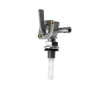 Fuel Tank Valve ON/OFF Universal Fuel Shut Off Valve Tap Replacement For Generator Gas Engine Tank Switch Fit 1/4" Hose(Right mouth)