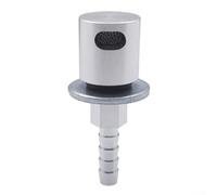 Fuel Tank Vent Check Valve 5/16 Barb Aluminum Black(Silver)