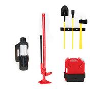 Fuel Tank Winch Jack Tools Kit 6pcs 1 10 RC Car Decor Accessories Replacement for Traxxas Redcat Rc4wd Tamiya Axial Scx10 D90 Hpi