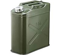 Fuel tanks, 10/15/20L Metal Petrol Cans, Portable Iron Fuel Tanl For Motorcycle Emergency Backup, Petrol Diesel Storage Tank(15L)
