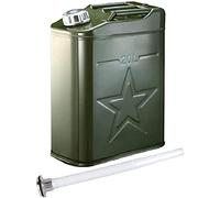 Fuel tanks, 10L/15L/20L Green Fuel Tank, Portable Petrol Container With Oil Guide Tube, Backup Gasoline Tank For Home Travel Transport(20L)