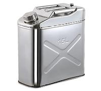 Fuel tanks, Portable 201 Stainless Steel 5L 10L 15L 20L Fuel Tank Gas Petrol Car Spare Container Gasoline Motorcycle Edible Oil Tank(10L)