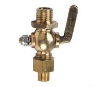 Fuel Tap Brass G1/4 Inch Valve for Motorcycle Fuel Tank Shut-off Valve Robust Durable Universal Use 5 x 4.5 cm