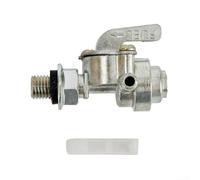 Fuel Tap Switch M10x1.25 Inlet 1/4" Barb On/Off Valve