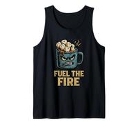 Fuel The Fire Angry Hot Chocolate Graphic Savage Cocoa Lover Tank Top