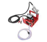 Fuel Transfer Pump 12V Electric Diesel Transfer Pump with 0-11Gal(0-50L)/Min Flow Rate and Heavy-Duty Metal Housing Portable Fuel Pump for Diesel Transfer