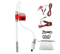 Fuel Transfer Pump, 2000mAh Cordless Petrol Pump 16000RPM Brushless Motor 6.5L/min 10W with Auto Stop USB/12V Car/DC Clamp Power for Diesel Gasoline Water Fuel