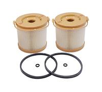 Fuel Water Seperator Fuel Filter Element 2010PM-OR FS20103 3917924 with Gaskets Replacement for 500 Series Turbine 30 Micron 2pcs