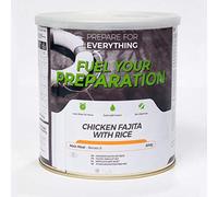 Fuel Your Preparation Freeze Dry Meal Tins (Chicken Fajita with Rice - 8 Servings - Up To 25 Year Shelf Life)
