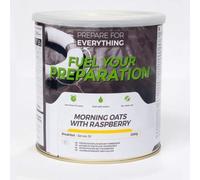 Fuel Your Preparation Porridge oats with tangy raspberry pieces. Freeze dried. 25 year shelf life large tin 15 portions
