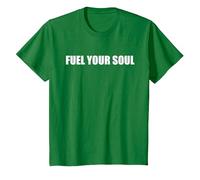Fuel Your Soul T-Shirt, Kids, Kelly Green, 10 Years