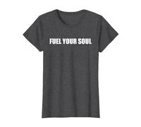 Fuel Your Soul T-Shirt, Women, Dark Heather Grey, M