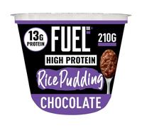 FUEL10K Chocolate Flavour High Protein Rice Pudding, 210 g (Pack of 6)