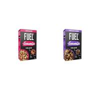 FUEL10K Chunky Granola Bundle, 6 x Fruit Loaded Chunky Granola & 6 x Chocolate Chunky Granola, Protein Boosted & High in Fibre, 400 g (Pack of 12)