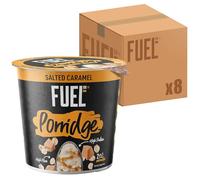FUEL10K Salted Caramel Porridge Pot, High in Protein & Fibre, 70 g (Pack of 8)