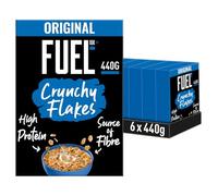 FUEL10K Original Crunchy Flakes High Protein Breakfast Cereal, 440 g (Pack of 6)
