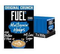 FUEL10K Original Multigrain Hoops High Protein Breakfast, 350 g (Pack of 7)