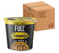 FUEL10K Peanut Crunch Protein Granola Cereal Pot, 70 g (Pack of 8)
