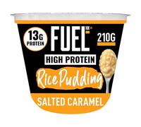FUEL10K Salted Caramel Flavour High Protein Rice Pudding, 210 g (Pack of 6)