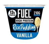 FUEL10K Vanilla Flavour High Protein Rice Pudding, 210 g (Pack of 6)