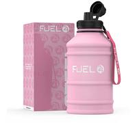 Fuel24 1.3L/2.2L Metal Water Bottle - STRONG, Drop & Leakproof BPA Free - Large Gym & Sports Bottle for Men, Travel & Hiking