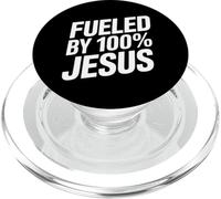 Fueled By 100% Jesus Christian Faith PopSockets PopGrip for MagSafe