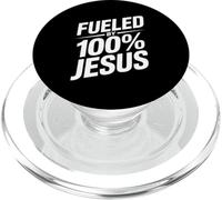 Fueled By 100% Jesus Christian Faith PopSockets PopGrip for MagSafe