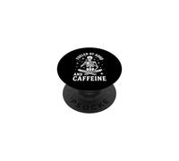 Fueled by ADHD and Caffeine Skeleton Design PopSockets Adhesive PopGrip