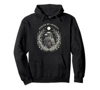 Fueled By Anxiety Raven Moon Gothic Pullover Hoodie