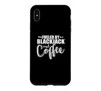 Fueled by Blackjack and Coffee Card Game Case for iPhone XS Max