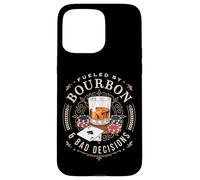 Fueled By Bourbon And Bad Decisions Whiskey Poker Case for iPhone 15 Pro Max