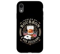 Fueled By Bourbon And Bad Decisions Whiskey Poker Case for iPhone XR